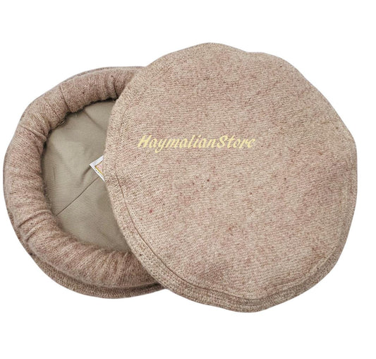 Handmade Sheep Wool Pakol Hat: Afghan Chitrali Style