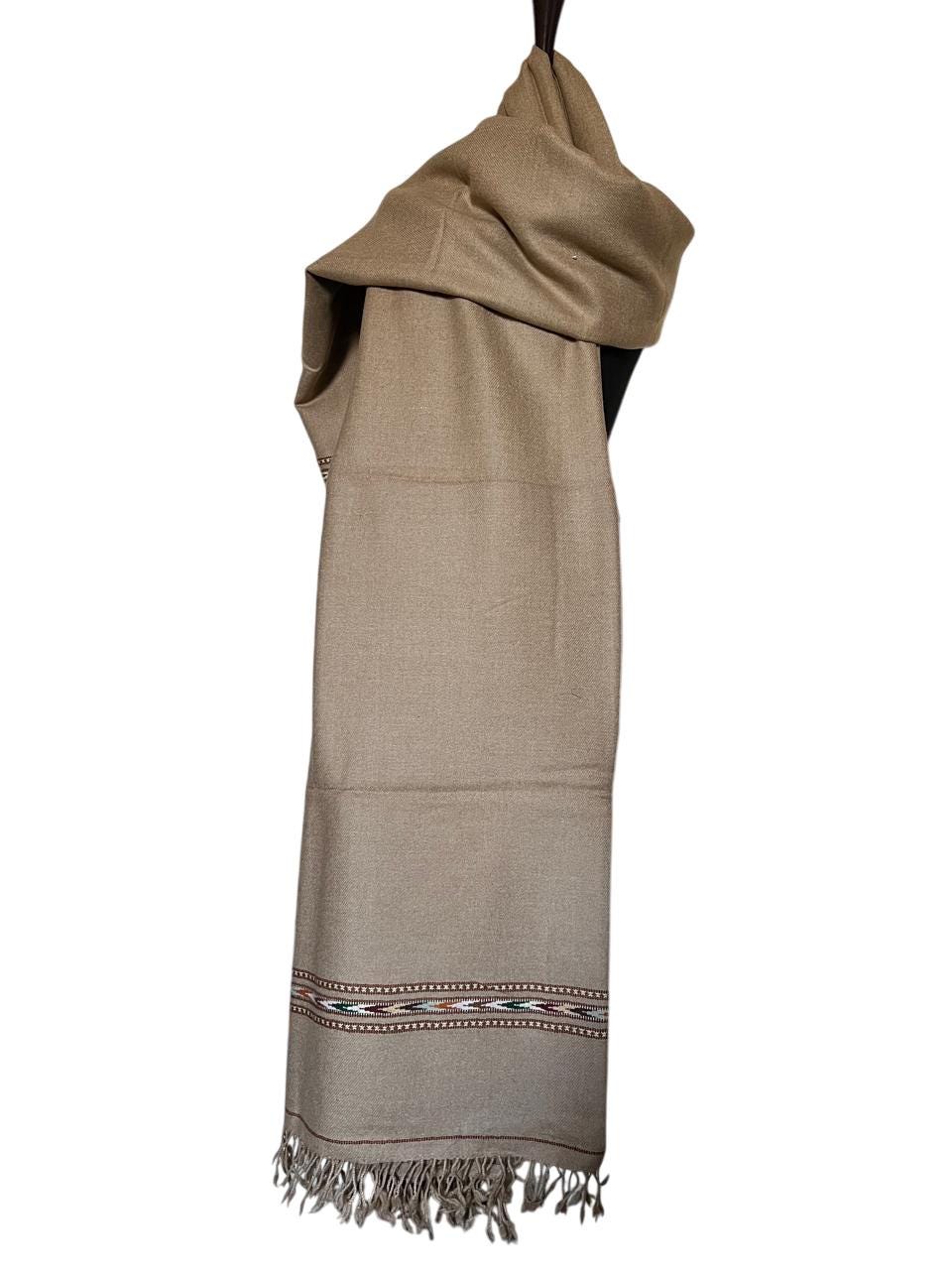 Afghan Wool Patu Blanket: Traditional Winter Shawl