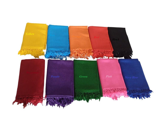 Wool Patu Blanket Scarf: Traditional Afghan Style Shawl