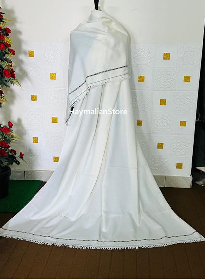 Afghan Wool Patu Blanket: Lightweight Winter Shawl, Traditional Design