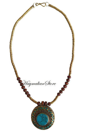 Afghan Turkmen Kuchi Necklace: Ethnic Tribal Jewelry
