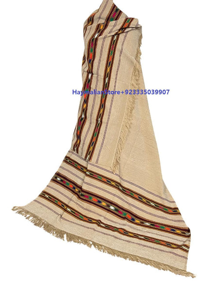 Handmade Wool Patu Blanket Shawl: Afghan Winter Blanket