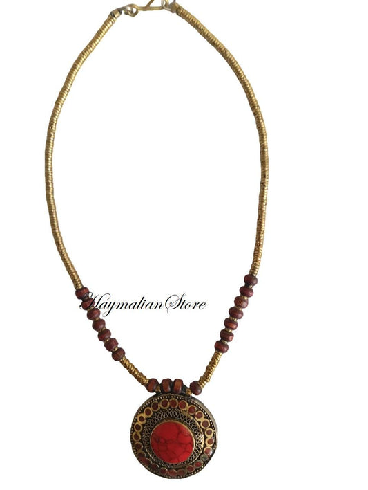 Afghan Turkmen Kuchi Necklace: Ethnic Tribal Jewelry