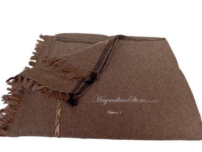 Afghan Patu Blanket: Colorful Wool Blend Shawl, Traditional Style