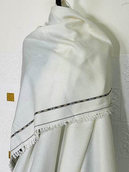 Afghan Wool Patu Blanket: Lightweight Winter Shawl, Traditional Design