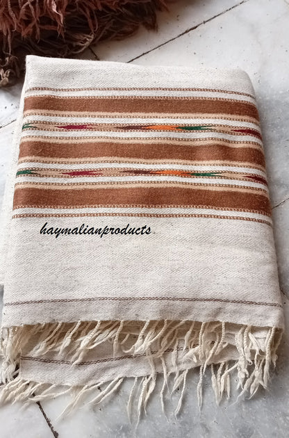 Afghan Wool Blanket Shawl: Traditional Winter Patu
