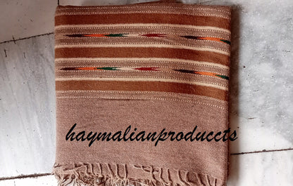 Afghan Wool Blanket Shawl: Traditional Winter Patu