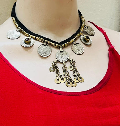 Afghan Turkmen Tribal Ethnic Kuchi Necklace
