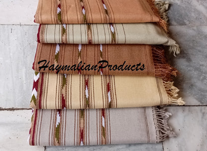 Primum Quality Afghan Patu Pure lamb Wool Winter Blanket - Shawl hand made from Swat