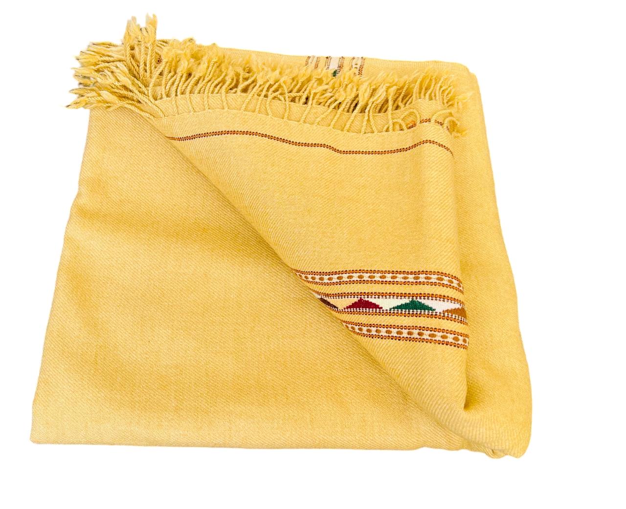 Afghan Wool Patu Blanket: Traditional Winter Shawl