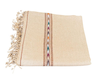 Afghan Wool Patu Blanket: Traditional Winter Shawl