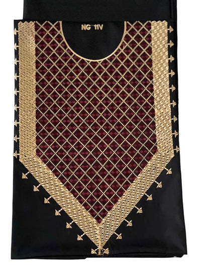 Afghan Peran tumban Afghan Emroidred Men traditional Dress 44 inches Bust