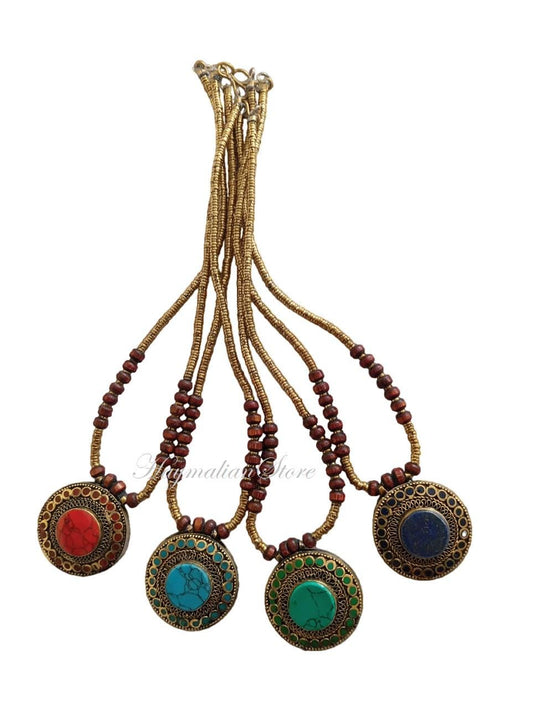 Afghan Turkmen Kuchi Necklace: Ethnic Tribal Jewelry