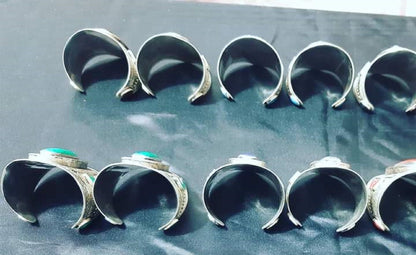 Afghan-Kuchi-Cuff-Carved-Tribal-Jewelry-Ethnic-Boho Afghan  Bracelet