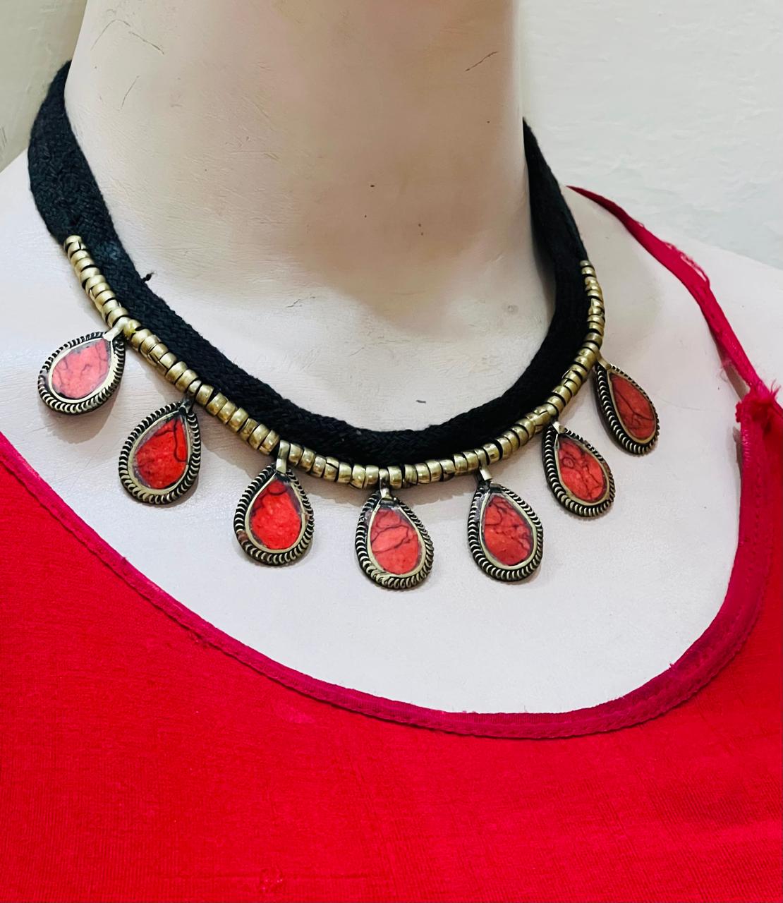 Afghan Turkmen Tribal Ethnic Kuchi Necklace
