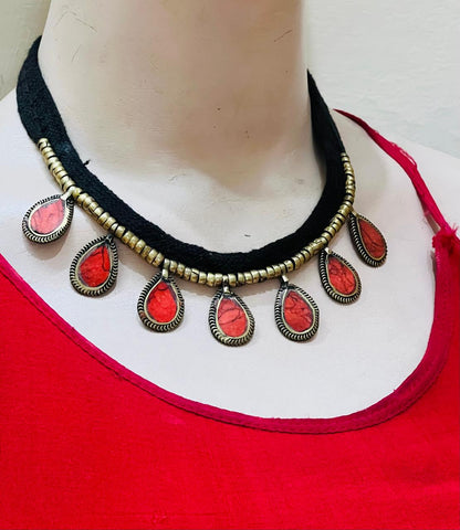 Afghan Turkmen Tribal Ethnic Kuchi Necklace