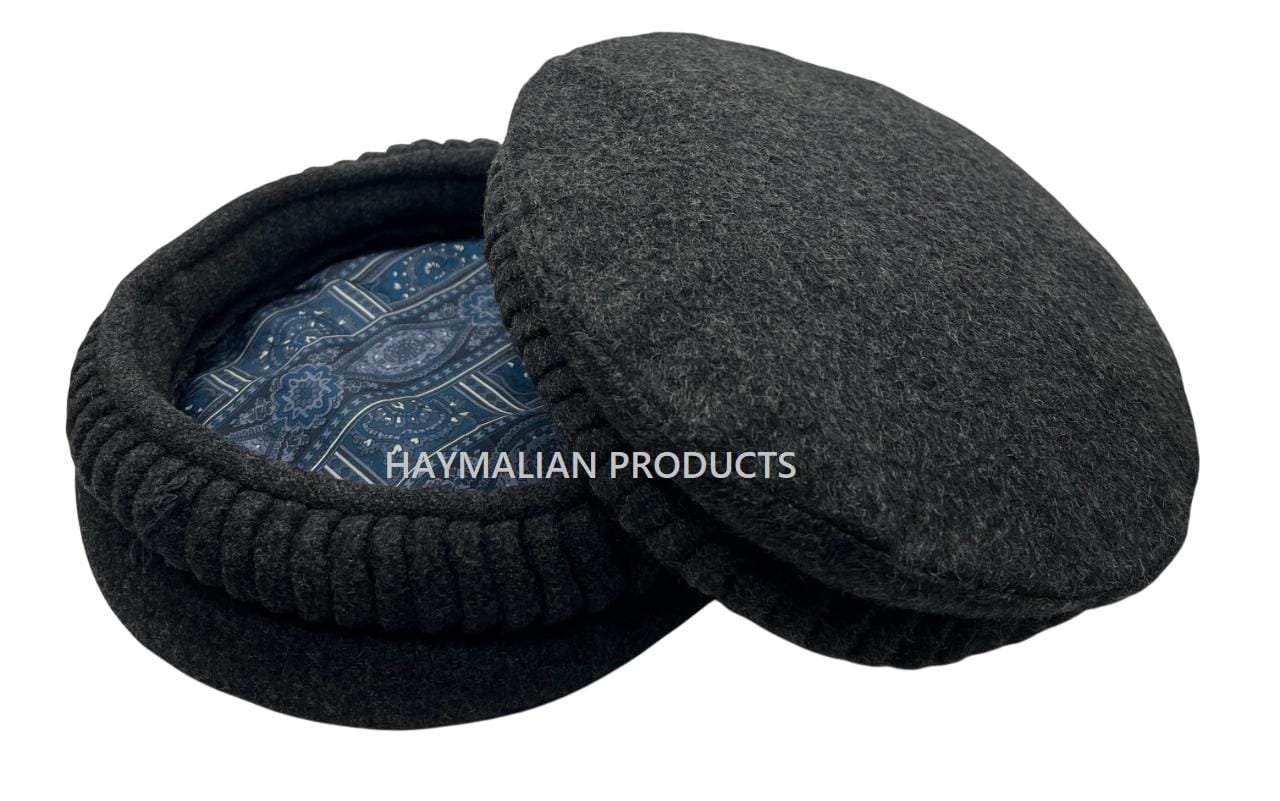 Handmade Wool Pakol Hat: Afghan Chitrali Style