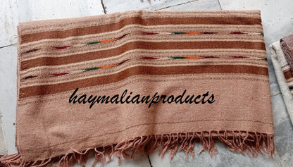 Afghan Wool Blanket Shawl: Traditional Winter Patu
