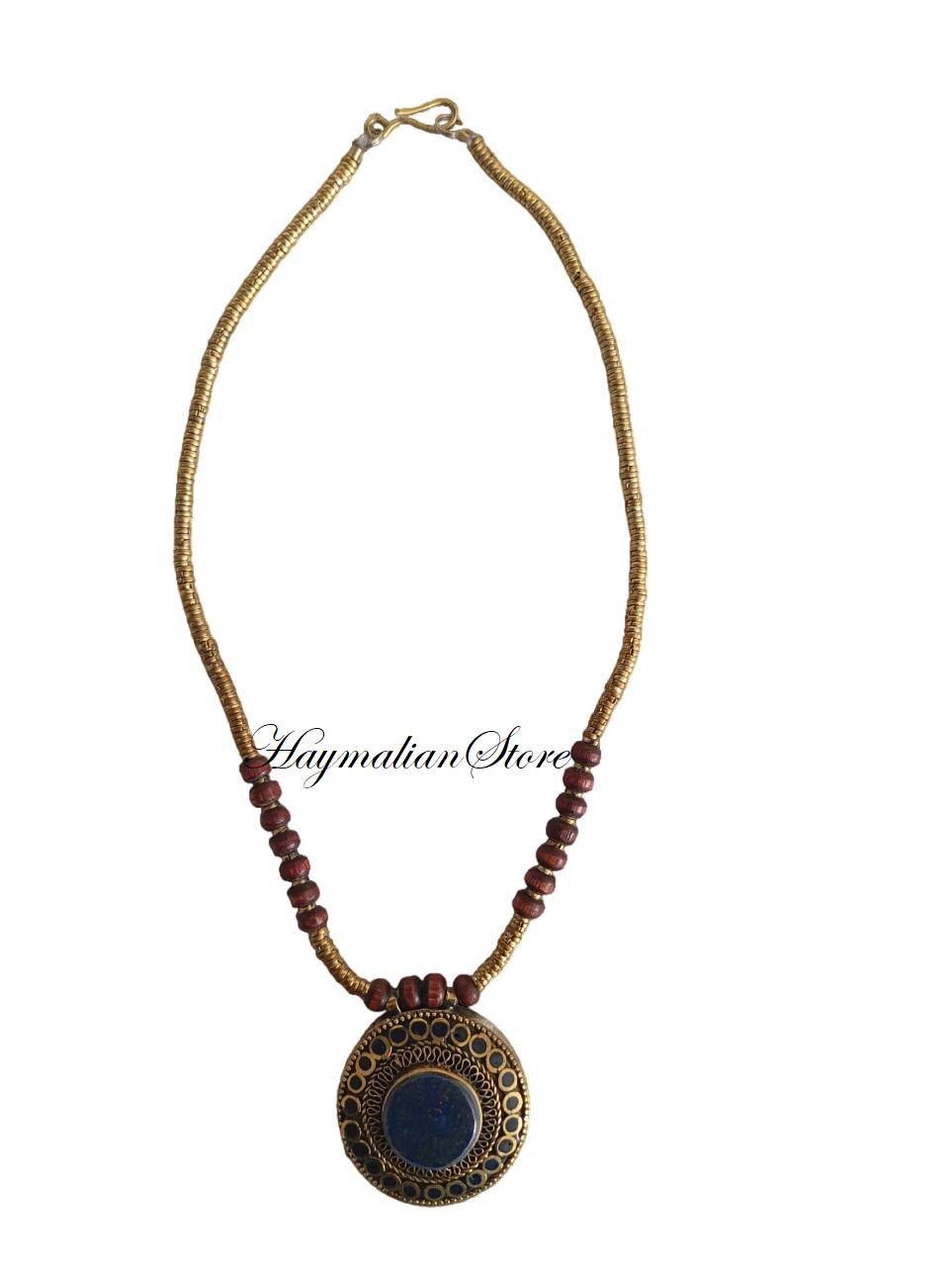 Afghan Turkmen Kuchi Necklace: Ethnic Tribal Jewelry