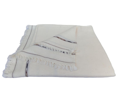 Afghan Wool Patu Blanket: Lightweight Winter Shawl, Traditional Design