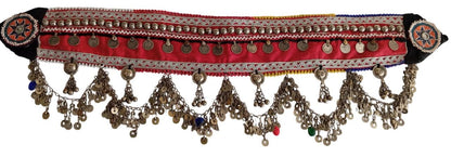 Handmade  Kuchi Afghan Gypsy Banjara Tribal Vintage Handmade Special Ethnic Belts with metal Chain