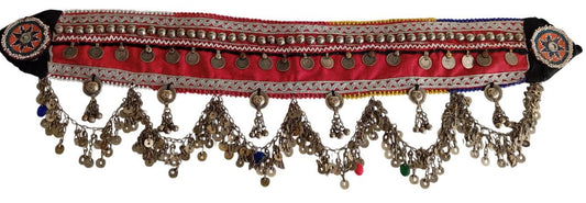Handmade  Kuchi Afghan Gypsy Banjara Tribal Vintage Handmade Special Ethnic Belts with metal Chain