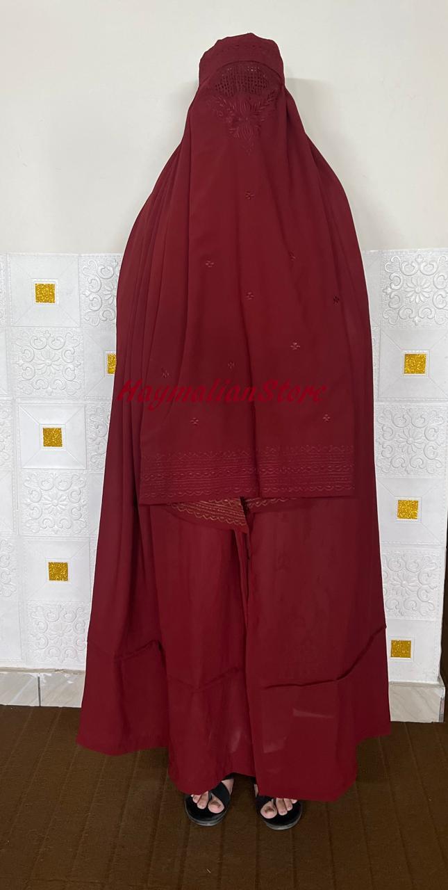 Abaya, Veils Muslim Scarf, Afghan Women Burqa-Abaya, Islamic Kaftan Muslim Hijab