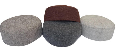 Handmade Chitrali Prayer Hat: 100% Pure Sheep Wool