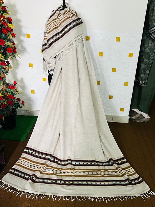 Afghan Wool Patu Blanket: Traditional Shawl, Winter Warmth
