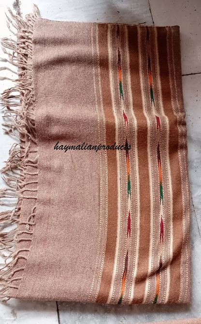 Afghan Wool Blanket Shawl: Traditional Winter Patu