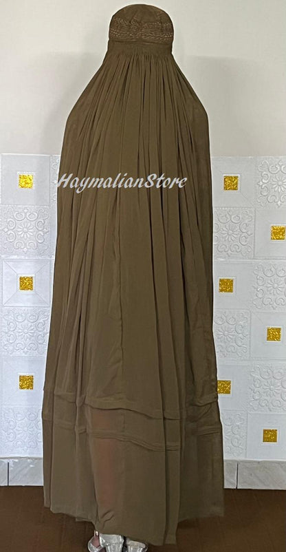 Abaya, Veils Muslim Scarf, Afghan Women Burqa-Abaya, Islamic Kaftan Muslim Hijab