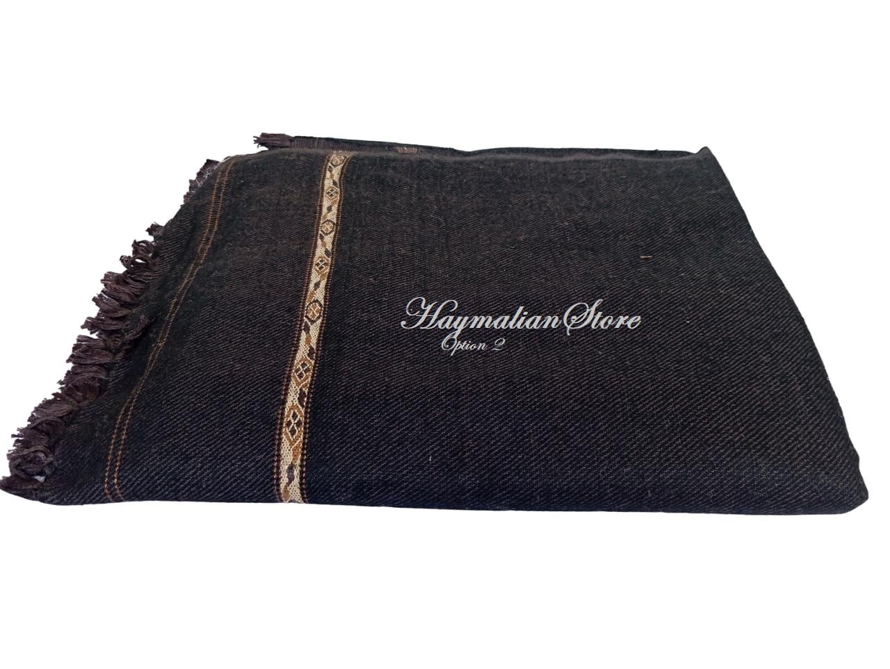 Afghan Patu Blanket: Colorful Wool Blend Shawl, Traditional Style