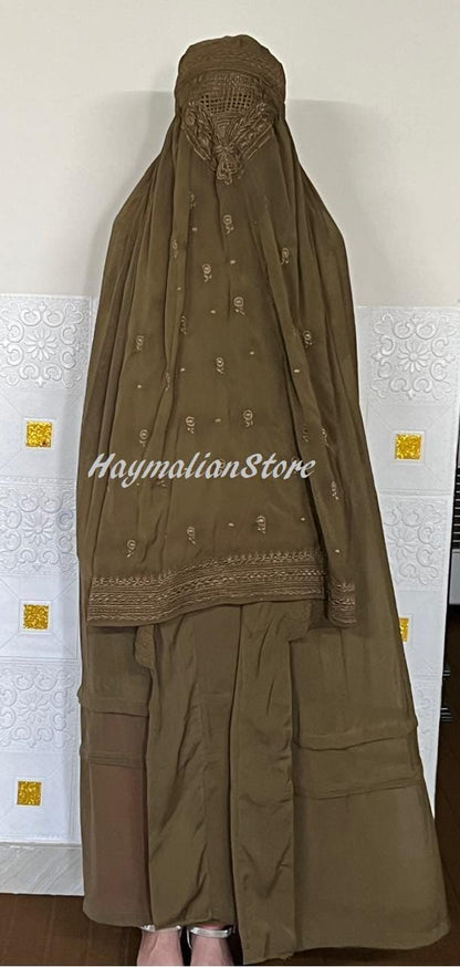Abaya, Veils Muslim Scarf, Afghan Women Burqa-Abaya, Islamic Kaftan Muslim Hijab