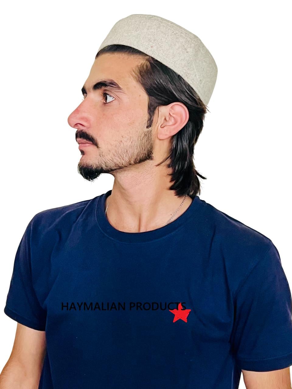 Handmade Chitrali Prayer Hat: 100% Pure Sheep Wool