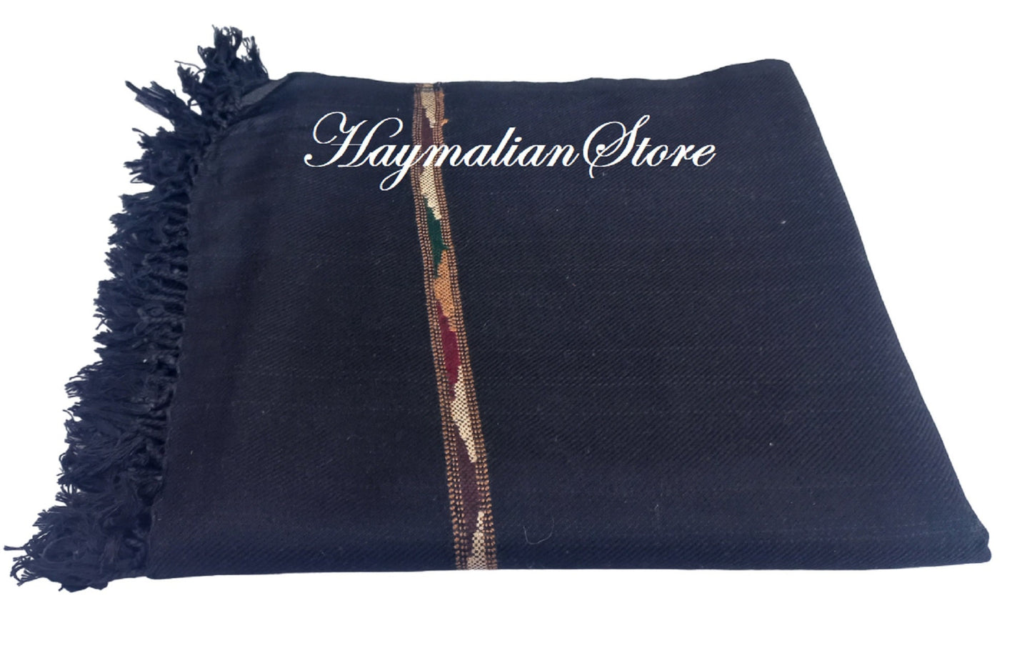 Multi Colors  Acrylic Tassol Warm Shawl For Men Patu Shawl: Traditional Winter Shawls