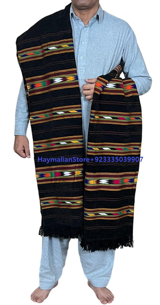 Handmade Wool Patu Blanket Shawl: Afghan Winter Blanket
