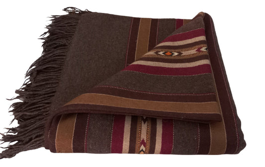 Afghan Wool Patu Blanket: Traditional Winter Shawl