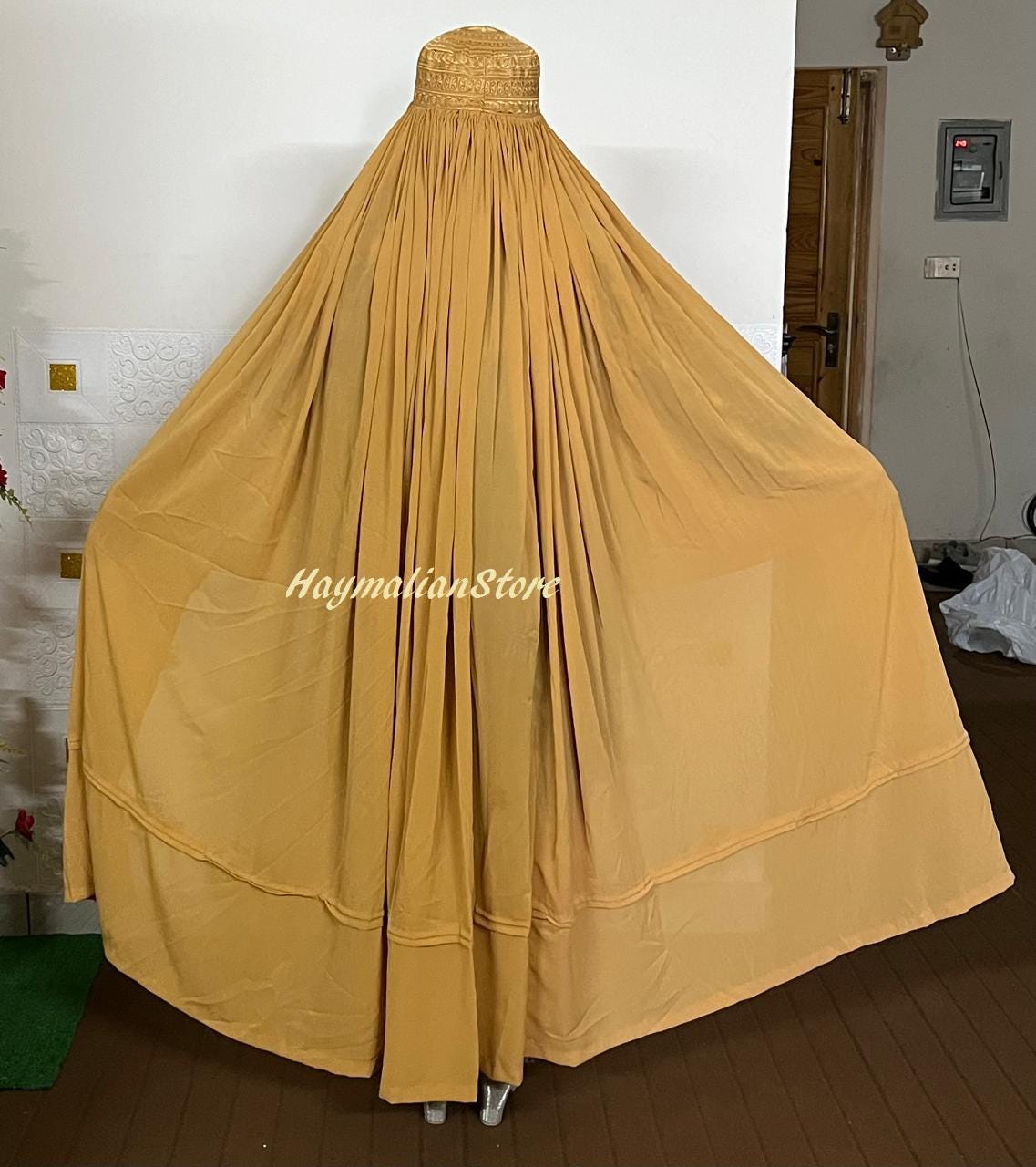 Abaya, Veils Muslim Scarf, Afghan Women Burqa-Abaya, Islamic Kaftan Muslim Hijab