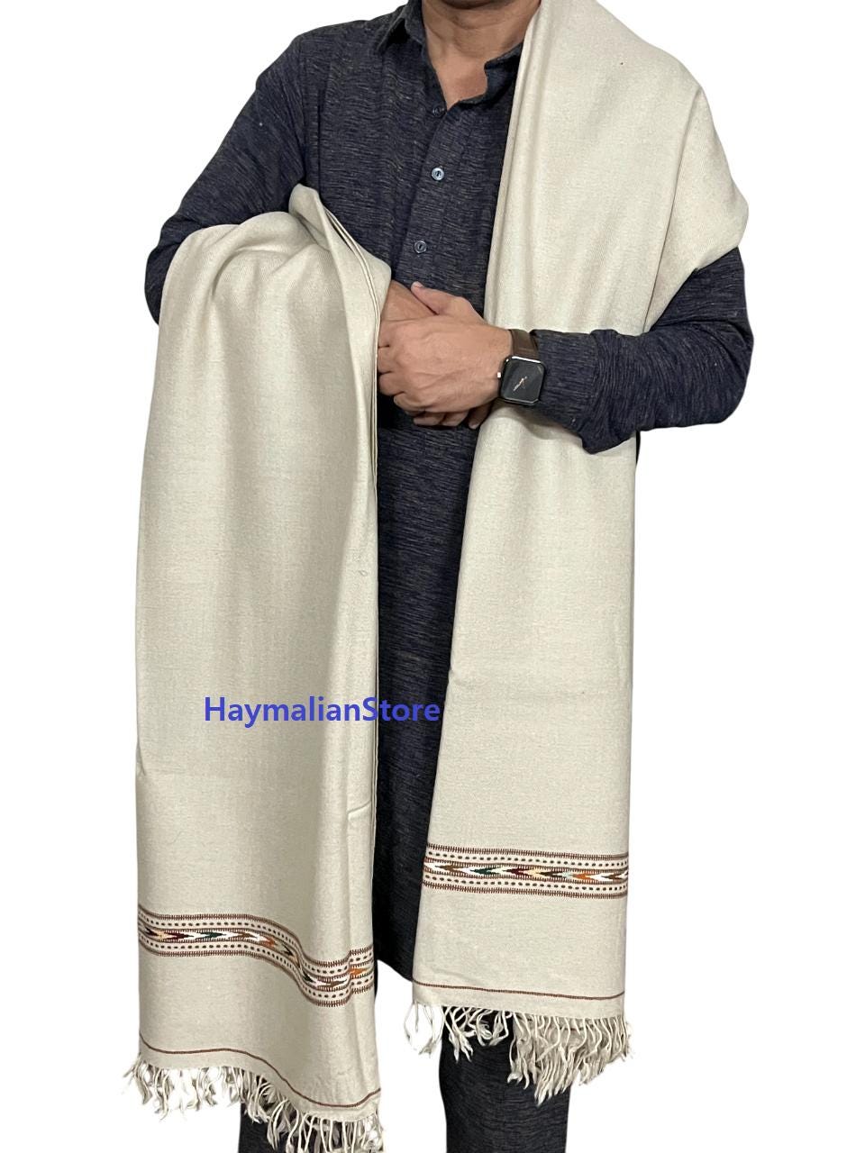 Afghan Wool Patu Blanket: Traditional Winter Shawl