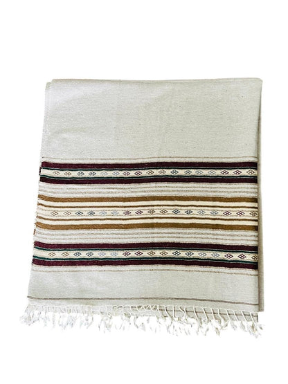 Afghan Wool Patu Blanket: Traditional Shawl, Winter Warmth