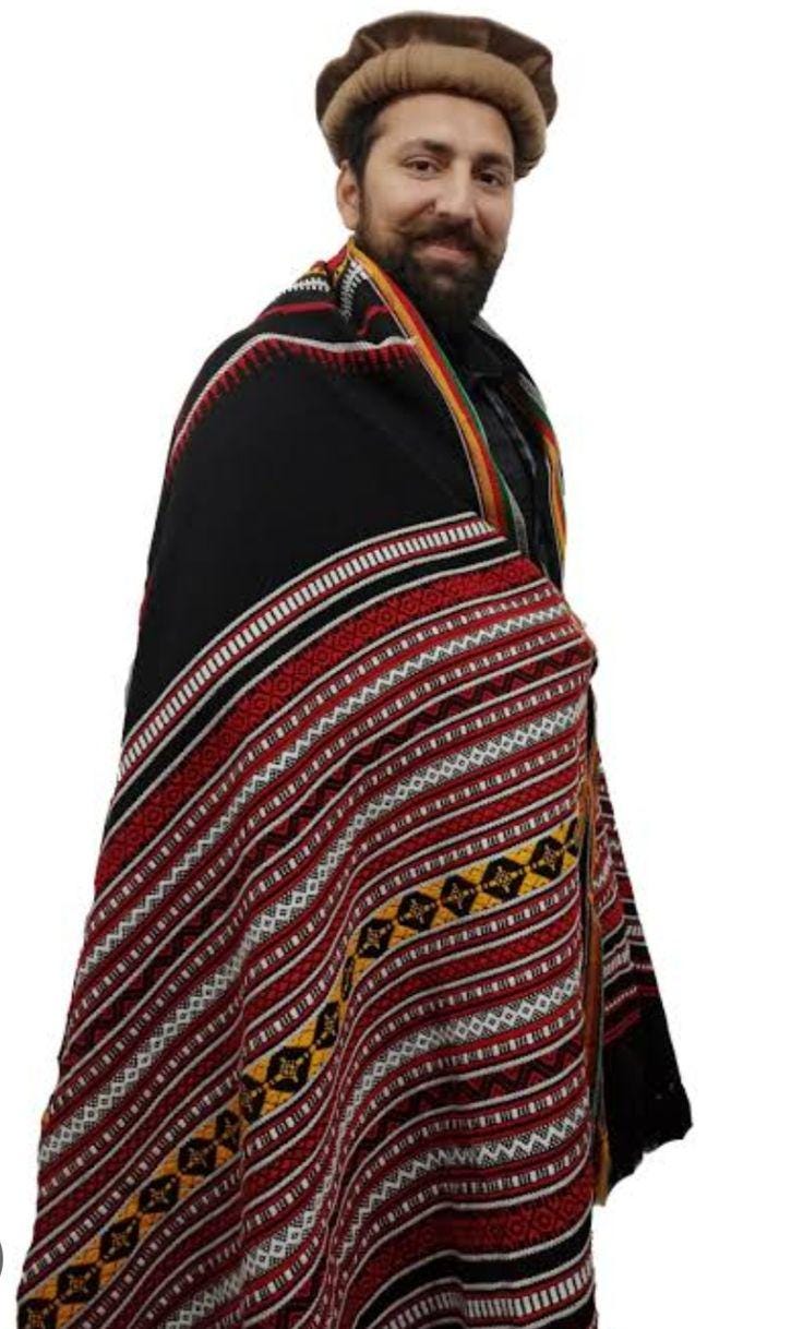 Handmade Velvet Afghan Patu Soft And Warm Blanket Shawl: Winter Peshawar Design