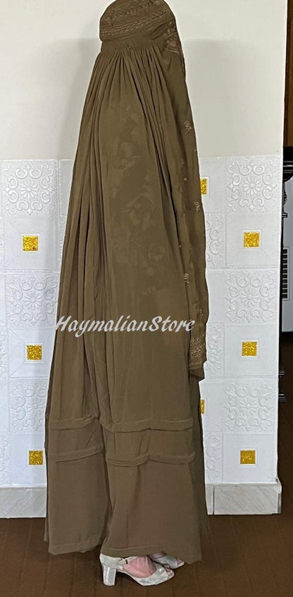 Abaya, Veils Muslim Scarf, Afghan Women Burqa-Abaya, Islamic Kaftan Muslim Hijab