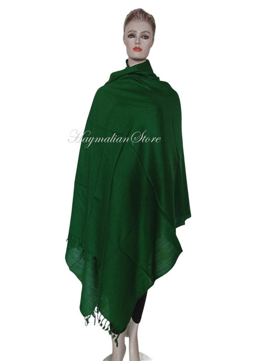 Wool Patu Blanket Scarf: Traditional Afghan Style Shawl