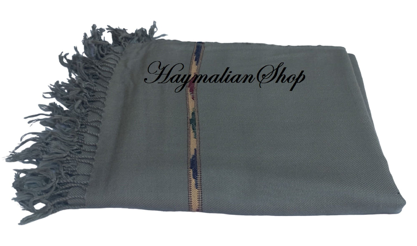 Multi Colors  Acrylic Tassol Warm Shawl For Men Patu Shawl: Traditional Winter Shawls