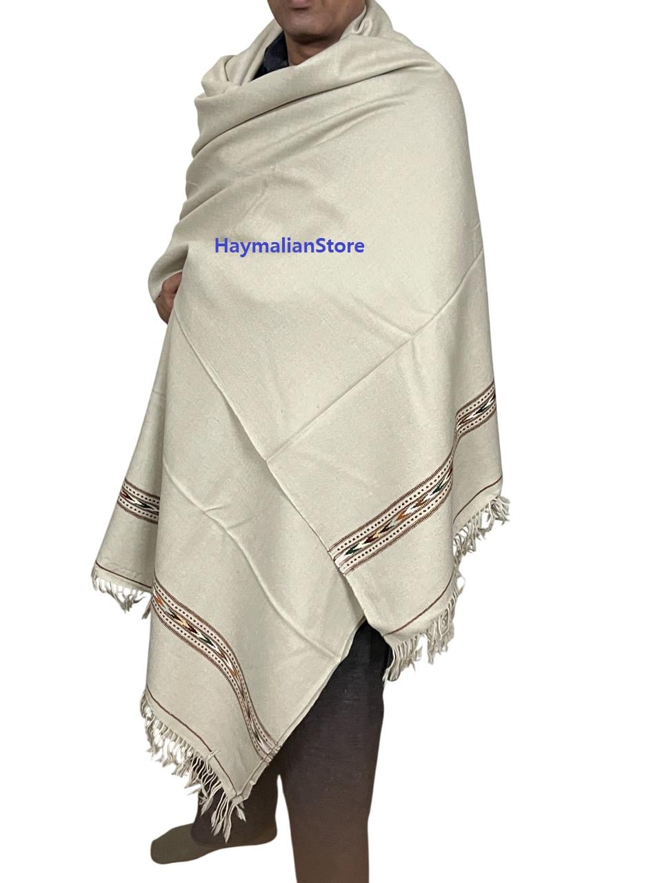 Afghan Wool Patu Blanket: Traditional Winter Shawl