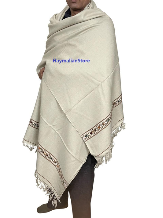 Afghan Wool Patu Blanket: Traditional Winter Shawl
